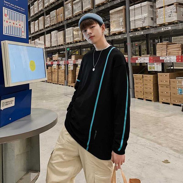 men's sweatshirt 2020 spring and summer new handsome solid color loose wild sweatshirt youth personality trend men's clothing, Black
men's sweatshirt 2020 spring and summer new handsome solid color loose wild sweatshirt youth personality trend men's clothing, Black