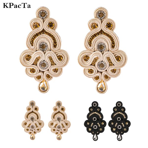 kpacta new personality design soutache ethnic handmade earrings jewelry female crystal decoration drop earring boucle d'oreille, Silver
kpacta new personality design soutache ethnic handmade earrings jewelry female crystal decoration drop earring boucle d'oreille, Silver