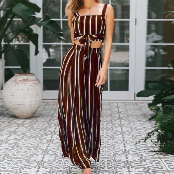 two piece sets women stripe tank wide leg pants female bow crop shirts loose long trousers 2 piece sets wine red, White
two piece sets women stripe tank wide leg pants female bow crop shirts loose long trousers 2 piece sets wine red, White