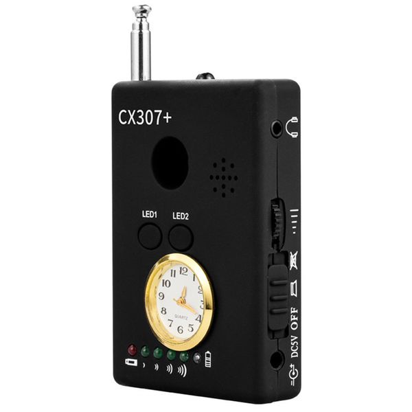CX307+ Mini Camera Detectors Multi-Functional GSM Device Finder Bug Lens Detector GPS Trackers Finder Higher Sensitivity RF Signal Detectors
CX307+ Mini Camera Detectors Multi-Functional GSM Device Finder Bug Lens Detector GPS Trackers Finder Higher Sensitivity RF Signal Detectors