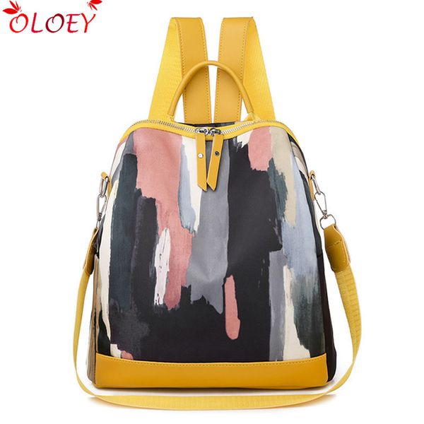 fashion contrast graffiti backpacks women anti-theft waterproof nylon zipper student school bag for girls casual shoulder bags
fashion contrast graffiti backpacks women anti-theft waterproof nylon zipper student school bag for girls casual shoulder bags