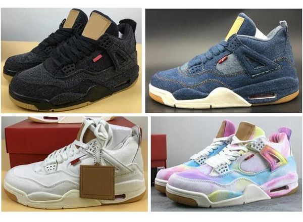 basketball 4 denim shoes quality men 4s nrg blue black white multicolor rainbow denims sports sneakers with box
basketball 4 denim shoes quality men 4s nrg blue black white multicolor rainbow denims sports sneakers with box