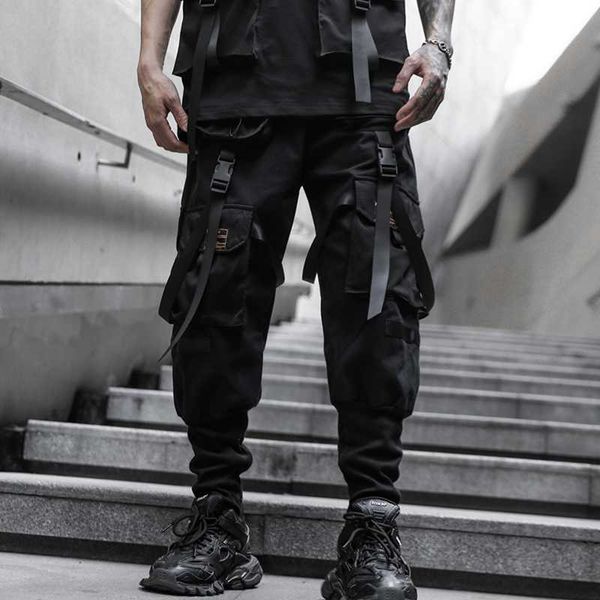 ribbons pockets men's jogger trousers 2020 spring summer hip hop harem pants fashion darkly style male sweatpants streetwear, Black
ribbons pockets men's jogger trousers 2020 spring summer hip hop harem pants fashion darkly style male sweatpants streetwear, Black