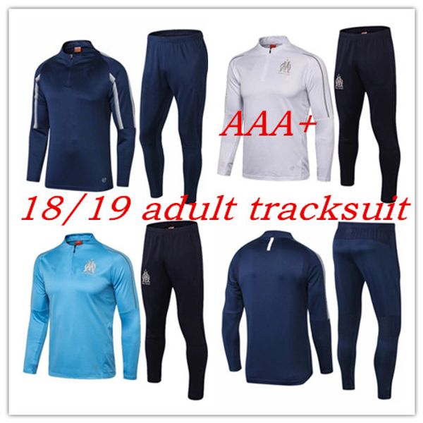 2018 2019 om olympique de marseille survetement tracksuit mbappe payet thauvin training suit soccer 18/19 tracksuit sets football, Black
2018 2019 om olympique de marseille survetement tracksuit mbappe payet thauvin training suit soccer 18/19 tracksuit sets football, Black
