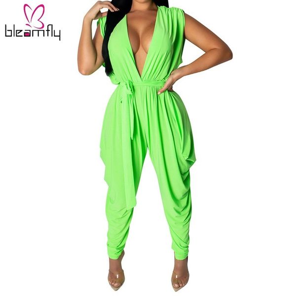 neon green women jumpsuit deep v-neck sleeveless backless sashes loose harem jumpsuits summer casual one piece playsuit overalls, Black;white
neon green women jumpsuit deep v-neck sleeveless backless sashes loose harem jumpsuits summer casual one piece playsuit overalls, Black;white