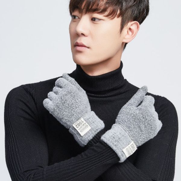 men knitted gloves winter warm fashion touch screen 6 color male thicken warm cashmere jacquard men fluff gloves, Blue;gray
men knitted gloves winter warm fashion touch screen 6 color male thicken warm cashmere jacquard men fluff gloves, Blue;gray
