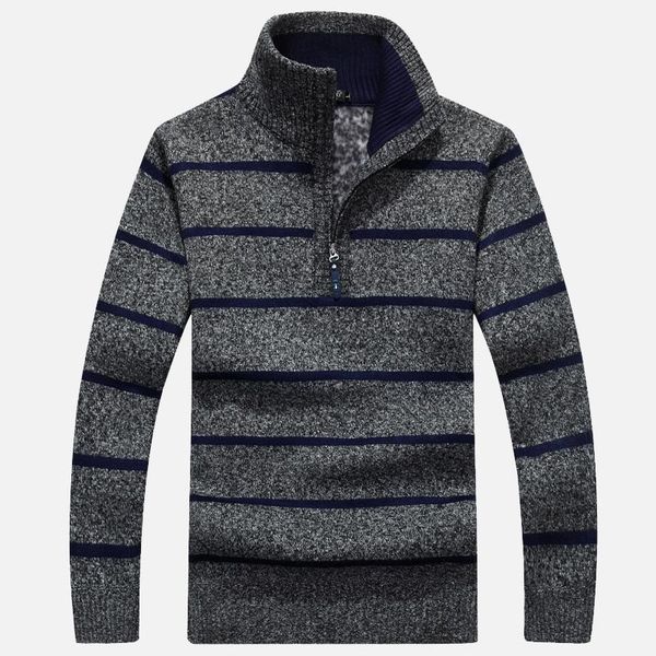 2019 autumn winter mens stripe sweaters thick warm zipper pullover cashmere wool sweater men knitwear homme plus size 3xl, White;black
2019 autumn winter mens stripe sweaters thick warm zipper pullover cashmere wool sweater men knitwear homme plus size 3xl, White;black