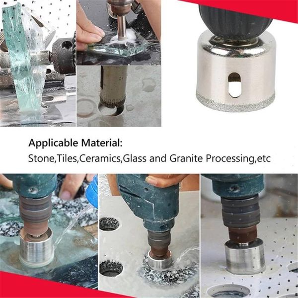 hole drilling bits set for cutting glass ceramic tile easy hole maker saw cutter cutter step cone center drills supplies