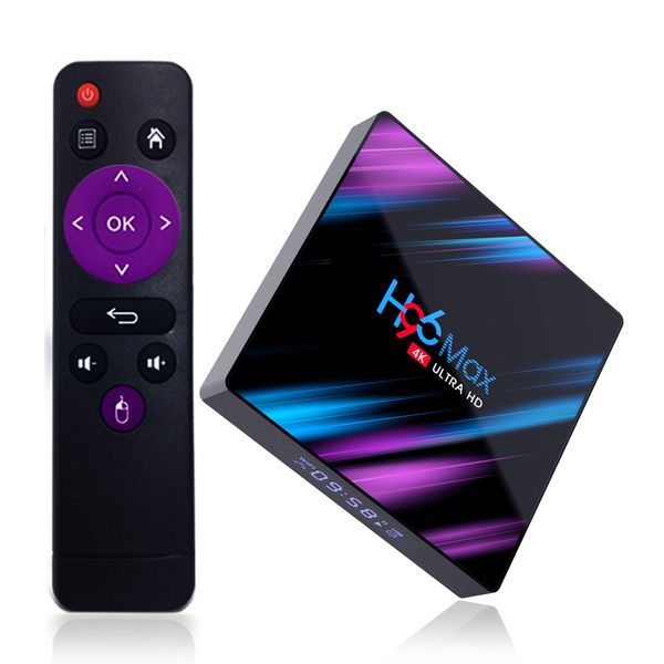 

H96 MAX Android 9.0 TV Box 4GB 32GB RK3318 4k 2.4G 5G Dual WiFi 4k h.265 Bluetooth 4.0 Media Player VS T95 T9 H96MAX TX3 HK1 MINI PLUS