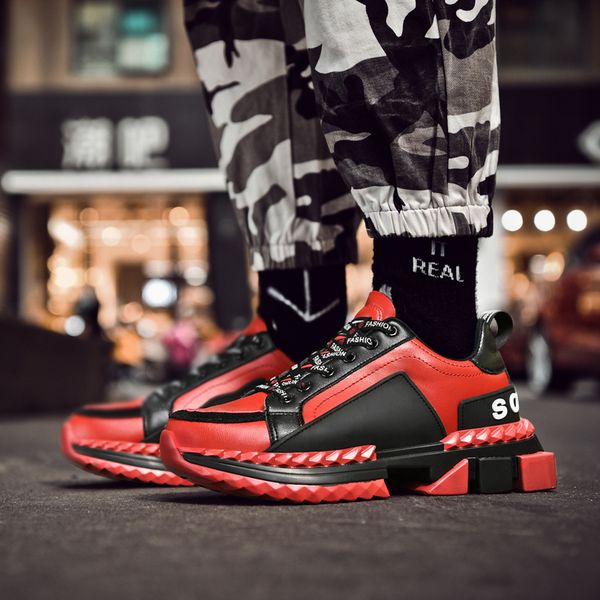 spring autumn lightweight white chunky sneakers fashion men high sneakers flats shoes casual tenis zapatos de hombre, Black
spring autumn lightweight white chunky sneakers fashion men high sneakers flats shoes casual tenis zapatos de hombre, Black