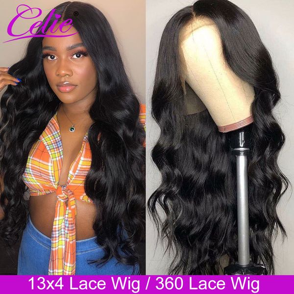 celie body wave lace front human hair wigs 150 density pre plucked 360 lace frontal wig remy brazilian human hair front wig, Black;brown
celie body wave lace front human hair wigs 150 density pre plucked 360 lace frontal wig remy brazilian human hair front wig, Black;brown
