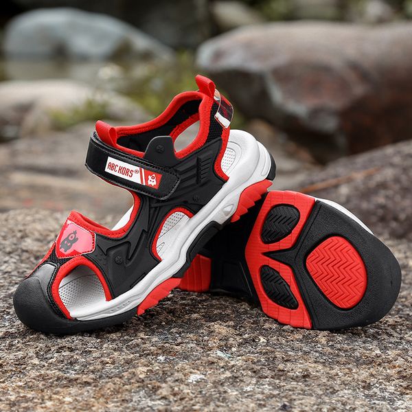 summer children sandals for boys girls fashion soft soles beach shoes baby baotou anti-kick children sandals anti-skid shoes, Black;red
summer children sandals for boys girls fashion soft soles beach shoes baby baotou anti-kick children sandals anti-skid shoes, Black;red