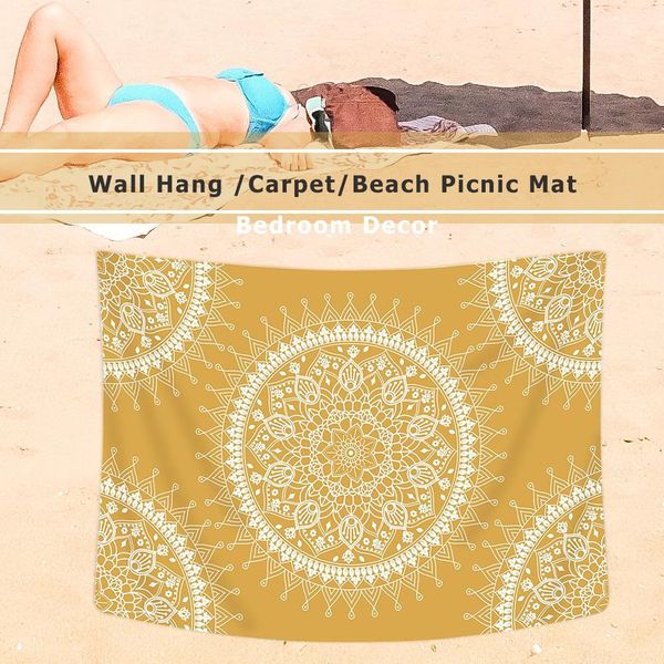 ethnic yellow polyester tapestry respiratory capacity practical economy wall hanging beach picnic mat home decor cover
ethnic yellow polyester tapestry respiratory capacity practical economy wall hanging beach picnic mat home decor cover