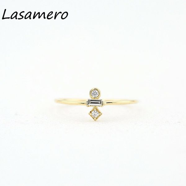 lasamero round & baguette cut 0.13ctw natural diamond 14k gold 3 stones dainty mix 3 shapes minimalist luck ring for her 1pc c19021501, Slivery;golden
lasamero round & baguette cut 0.13ctw natural diamond 14k gold 3 stones dainty mix 3 shapes minimalist luck ring for her 1pc c19021501, Slivery;golden