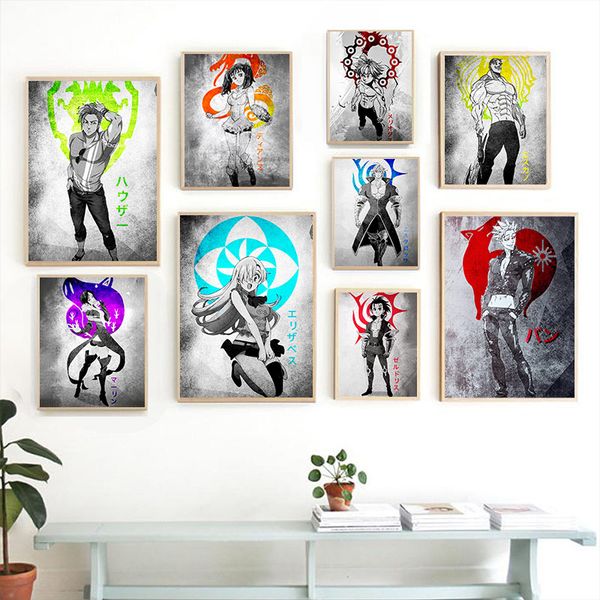 the seven deadly sins nanatsu no taizai anime home kids living room bedroom decor print poster picture painting wall art canvas
the seven deadly sins nanatsu no taizai anime home kids living room bedroom decor print poster picture painting wall art canvas