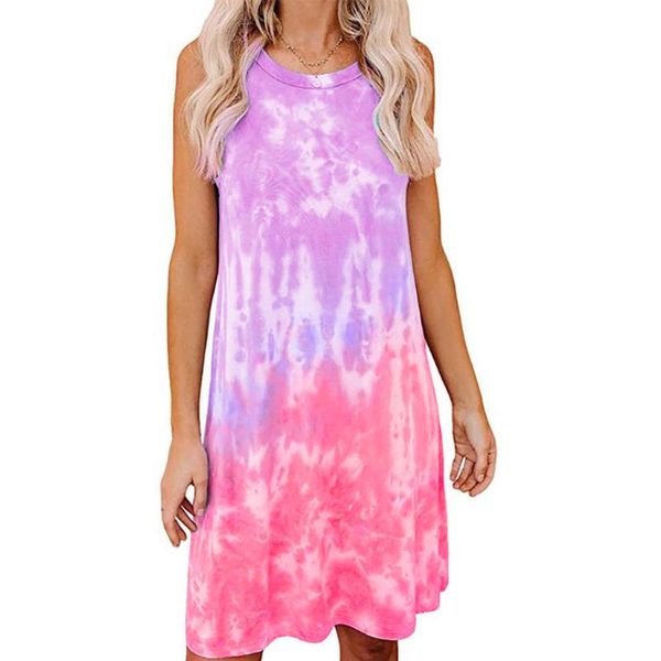 women offer shoulder summer dress ladies plus size tie-dye print sleeveless o-neck mini dress beach female vestidos verano, Black;gray
women offer shoulder summer dress ladies plus size tie-dye print sleeveless o-neck mini dress beach female vestidos verano, Black;gray