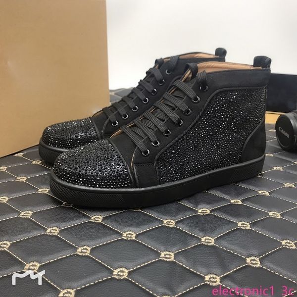 designer shoes high cut spike luxury sedue calf sneaker luxury party wedding shoes genuine leather casual shoes, Black;green
designer shoes high cut spike luxury sedue calf sneaker luxury party wedding shoes genuine leather casual shoes, Black;green
