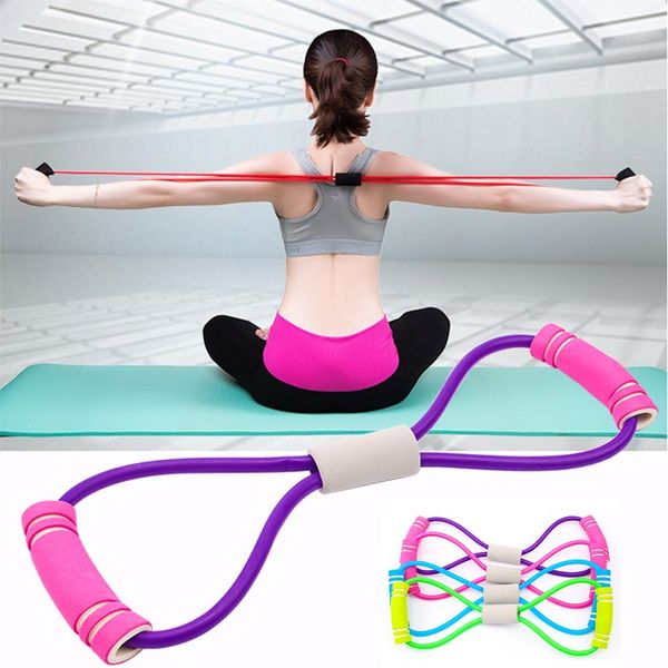 yoga gym fitness resistance bands 8 word chest developer elastic bands expander rope muscle fitness rubber tubing pull on rope
yoga gym fitness resistance bands 8 word chest developer elastic bands expander rope muscle fitness rubber tubing pull on rope