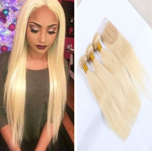 9a 613 straight hair bundles with closure blonde human hair with closure unprocessed 613 hair weft, Black;brown
9a 613 straight hair bundles with closure blonde human hair with closure unprocessed 613 hair weft, Black;brown