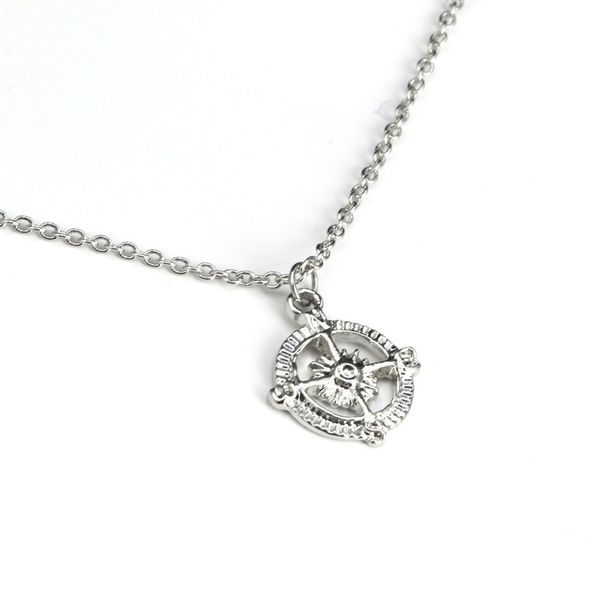 lucky eye alloy charm compass necklace exquisite necklace pendant chain necklace male ma'am ornaments, Silver
lucky eye alloy charm compass necklace exquisite necklace pendant chain necklace male ma'am ornaments, Silver
