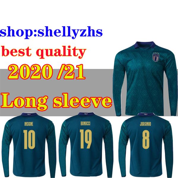 size:s- long sleeve italy third soccer jerseys 19 20 national team green soccer shirts 2020 #10 insigne #19 bonucci football uniforms, Black
size:s- long sleeve italy third soccer jerseys 19 20 national team green soccer shirts 2020 #10 insigne #19 bonucci football uniforms, Black