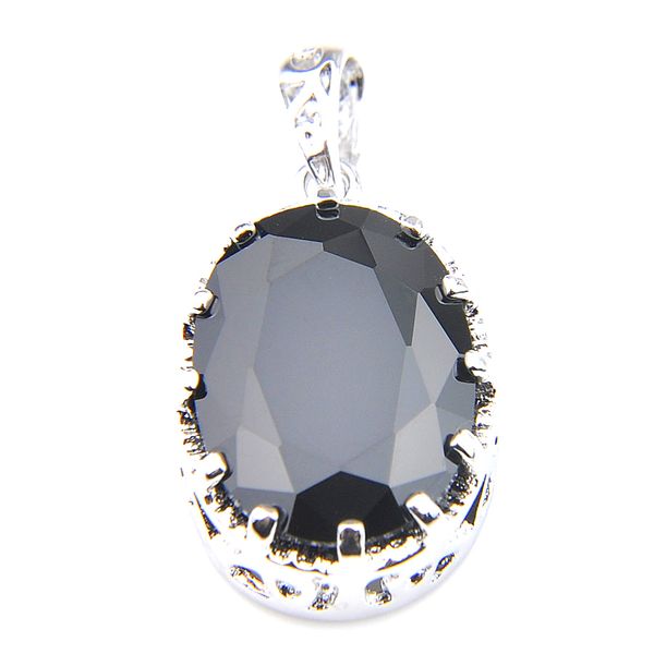 luckyshine vintage fashion jewelry 925 silver oval black natural onyx lady pendants gift for mother
luckyshine vintage fashion jewelry 925 silver oval black natural onyx lady pendants gift for mother