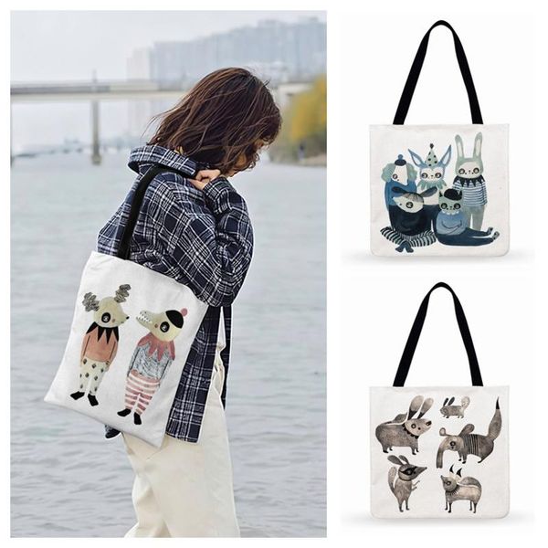 dancing animals nordic fun illustration print tote bag for women casual tote outdoor shopping bag beach ladies shoulder
dancing animals nordic fun illustration print tote bag for women casual tote outdoor shopping bag beach ladies shoulder