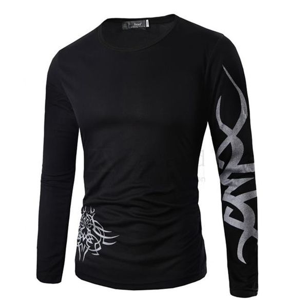 men's t-shirts 2021 tees t-shirt printed long sleeves european style big yards round neck wild slim hedging, White;black
men's t-shirts 2021 tees t-shirt printed long sleeves european style big yards round neck wild slim hedging, White;black