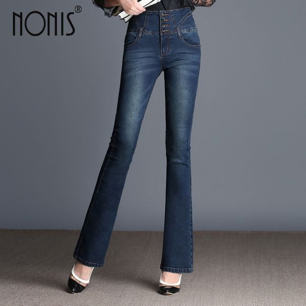 nonis tassel women jeans full length flared trousers slim denim pants high waist jeans 2017 autum casual female pantalon, Blue
nonis tassel women jeans full length flared trousers slim denim pants high waist jeans 2017 autum casual female pantalon, Blue