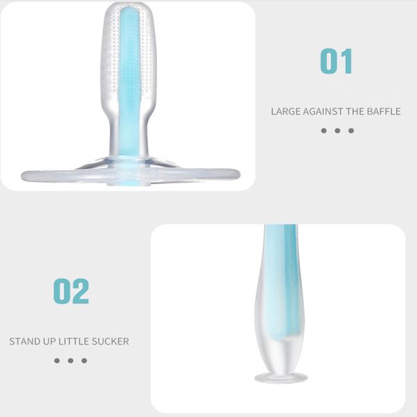 1pc kids soft silicone training massage toothbrush baby children dental oral care clear tooth brush tool baby teething teether
1pc kids soft silicone training massage toothbrush baby children dental oral care clear tooth brush tool baby teething teether