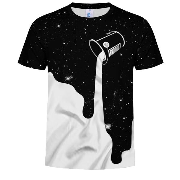 dripping space tshirt 2018 gothic summer funny print galaxy space pouring milk 3d t-shirt casual short-sleeved tee shirts ypf728, White;black
dripping space tshirt 2018 gothic summer funny print galaxy space pouring milk 3d t-shirt casual short-sleeved tee shirts ypf728, White;black