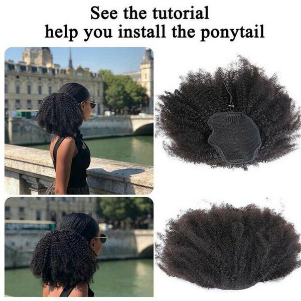 afro puff drawstring ponytail kinky curly afro clip on updo chignon bun hair piece extensions for women medium size 140g ponytail hairpieces, Black
afro puff drawstring ponytail kinky curly afro clip on updo chignon bun hair piece extensions for women medium size 140g ponytail hairpieces, Black