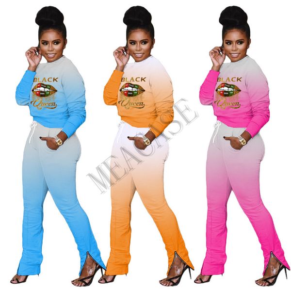 women lips tracksuit black queen letters pullover hoodies sweatshirts pants outfit zipper trouser sweatsuit 2pcs gradient sweater suit d8605, White
women lips tracksuit black queen letters pullover hoodies sweatshirts pants outfit zipper trouser sweatsuit 2pcs gradient sweater suit d8605, White