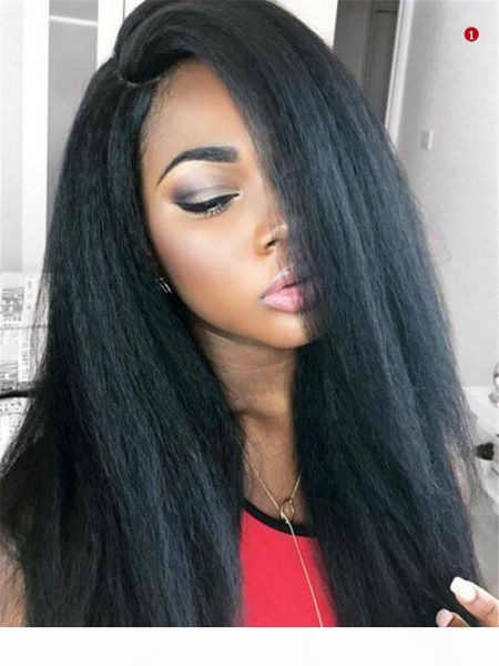 yaki straight human hair lace front wigs brazilian hair kinky curly lace front wigs deep wave swiss lace cap body wave human hair wigs, Black;brown
yaki straight human hair lace front wigs brazilian hair kinky curly lace front wigs deep wave swiss lace cap body wave human hair wigs, Black;brown