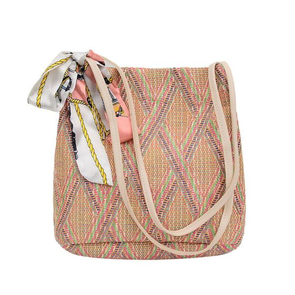 new women's straw bag bohemian style hand-woven rattan bag summer beach silk scarf handbag
new women's straw bag bohemian style hand-woven rattan bag summer beach silk scarf handbag