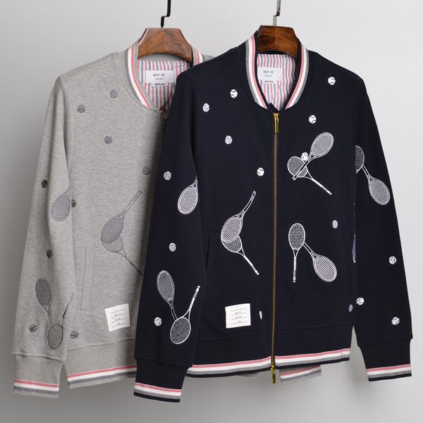 2020 fashion tb thom brand sweatershirts men jacket tennis embroidery clothing baseball uniform casual sportswear coat, Black
2020 fashion tb thom brand sweatershirts men jacket tennis embroidery clothing baseball uniform casual sportswear coat, Black