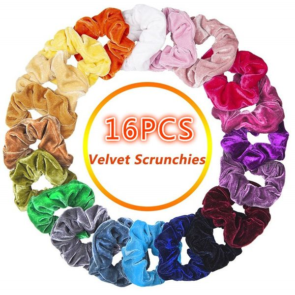 16/12/6 pcs fashion velvet scrunchie vintage elastic hair rubber bands hair ropes ties gum for women accessories
16/12/6 pcs fashion velvet scrunchie vintage elastic hair rubber bands hair ropes ties gum for women accessories