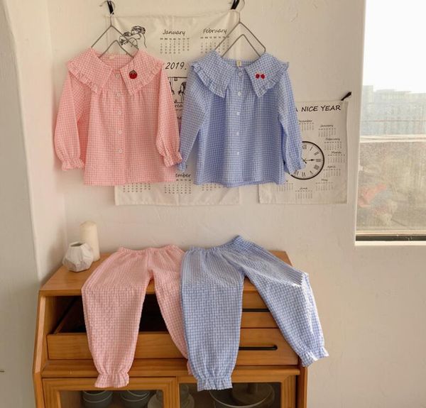 2020 new girls 2 pcs plaid set t-shirt+long pants fashion spring cotton girls suit 2-7 years hm72, White
2020 new girls 2 pcs plaid set t-shirt+long pants fashion spring cotton girls suit 2-7 years hm72, White