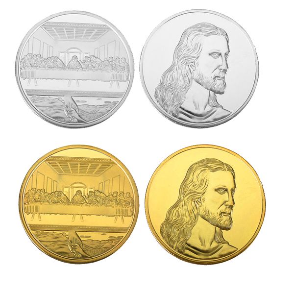 1 pcs jesus christ saints last supper faith commemorative coin art craft collection christmas gift decoration for kids family reunion party
1 pcs jesus christ saints last supper faith commemorative coin art craft collection christmas gift decoration for kids family reunion party