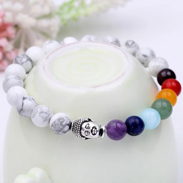 seven chakras yoga multicolor agate bracelet beads energy volcano stone bracelet, Golden;silver
seven chakras yoga multicolor agate bracelet beads energy volcano stone bracelet, Golden;silver