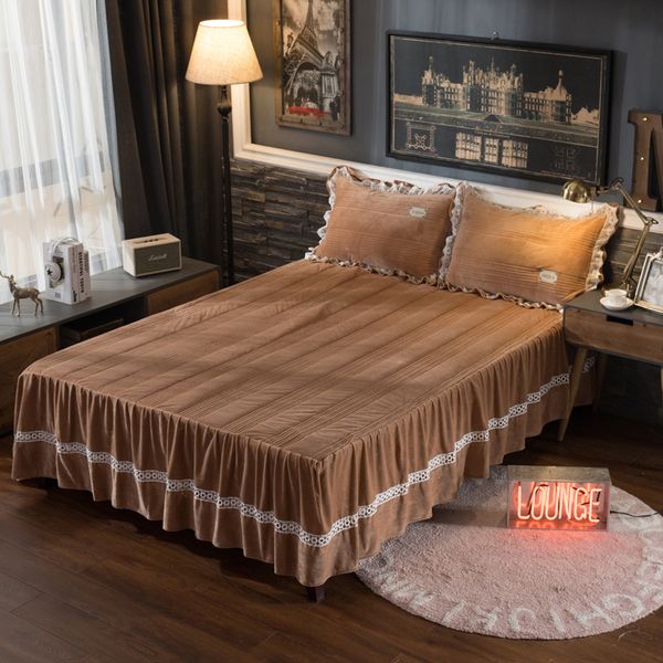 thicker warm crystal velvet deep camel bedspread fitted sheet pillowcases cotton 2/3pcs solid princess lace bedding
thicker warm crystal velvet deep camel bedspread fitted sheet pillowcases cotton 2/3pcs solid princess lace bedding