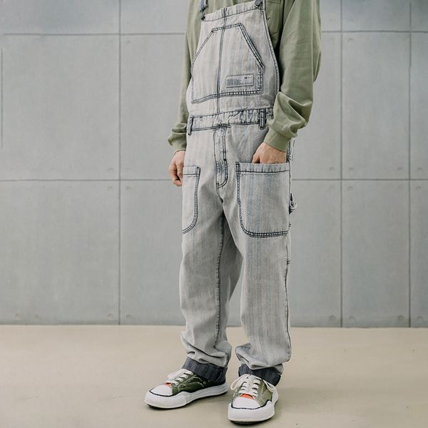 male streetwear hip hop loose jumpsuit overalls jeans trousers men washed vintage fashion loose straight bib cargo denim pant, Blue
male streetwear hip hop loose jumpsuit overalls jeans trousers men washed vintage fashion loose straight bib cargo denim pant, Blue