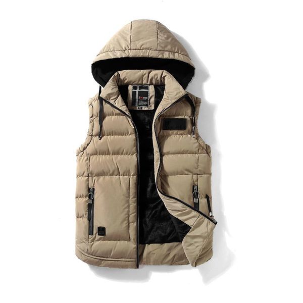 autumn and winter new men's casual vest men's detachable caps multi-color vest thick warm comfortable men, Black;white
autumn and winter new men's casual vest men's detachable caps multi-color vest thick warm comfortable men, Black;white