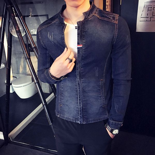 solid mens jacket 2020 fashion autumn bomber jacket men slim denim jackets for men stand collar coat male plus size, Black;brown
solid mens jacket 2020 fashion autumn bomber jacket men slim denim jackets for men stand collar coat male plus size, Black;brown