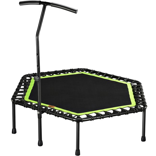 trampolines silent mini trampoline with adjustable handle bar fitness indoor bungee rebounder jumping cardio trainer workout
trampolines silent mini trampoline with adjustable handle bar fitness indoor bungee rebounder jumping cardio trainer workout