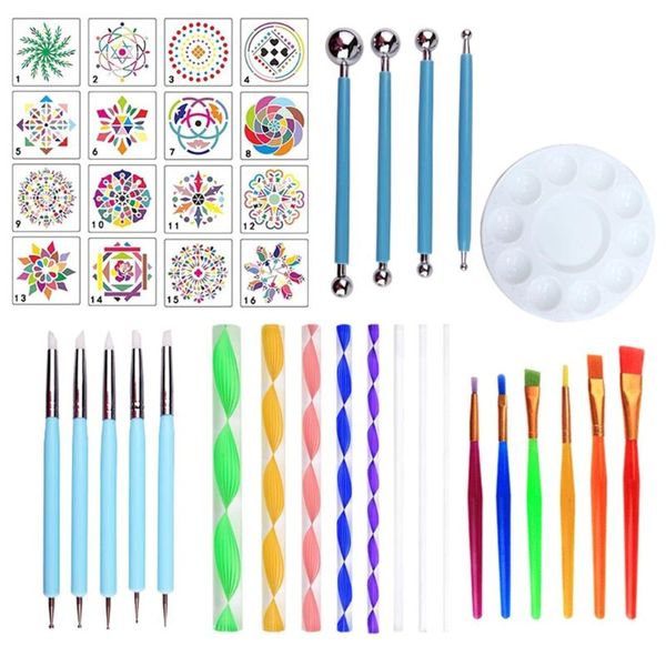 40pcs/set mandala dotting pen tools set for diy painting rock stone with stencil e65a
40pcs/set mandala dotting pen tools set for diy painting rock stone with stencil e65a