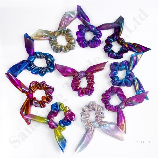 5pcs/lot laser rabbit ears hair ring women scrunchie elastic hair band ties rope girls cute hand tying bronzing hair accessories c121803, Silver
5pcs/lot laser rabbit ears hair ring women scrunchie elastic hair band ties rope girls cute hand tying bronzing hair accessories c121803, Silver