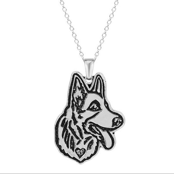 10pcs dog pendant necklaces german shepherd necklace animal charm christmas gifts for pet lovers dog jewelry stores, Silver
10pcs dog pendant necklaces german shepherd necklace animal charm christmas gifts for pet lovers dog jewelry stores, Silver