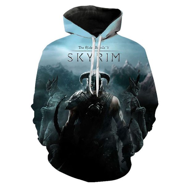 new 3d the elder scrolls v skyrim men women children pullover hoodies boy girl vintage game sweatshirt cool hooded pullover, Black
new 3d the elder scrolls v skyrim men women children pullover hoodies boy girl vintage game sweatshirt cool hooded pullover, Black