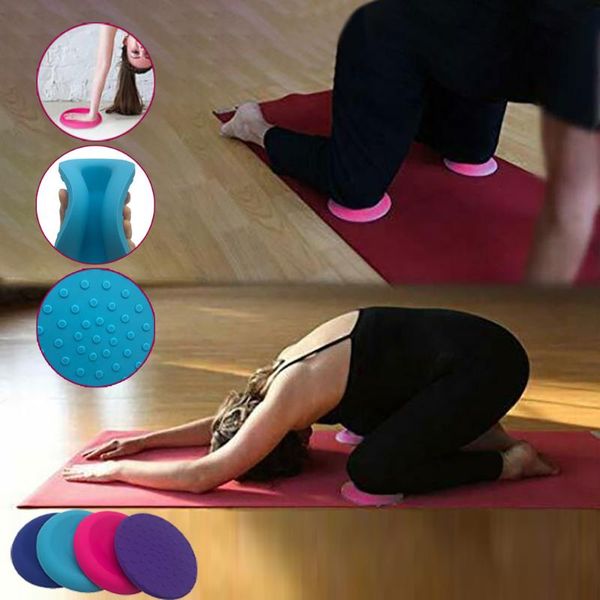 Portable Small Round Knee Pad Yoga Mats Fitness Sprot Pad Plank Gym Disc Protective Cushion Non Slip Tpe Mat#j30